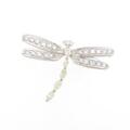 PT／K18WG トンボ ダイヤモンドブローチ