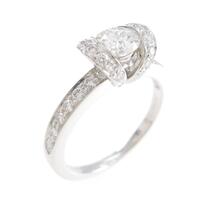 ティファニー リボン リング 0．41ct・F・VS2・EXT
