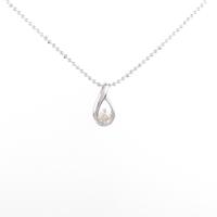 K14WG ダイヤモンドネックレス