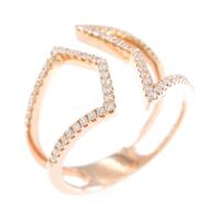 K18PG ダイヤモンドリング