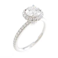 ハリーウィンストン ラウンドマイクロパヴェ リング 0．55ct・D・VVS2・3EXT