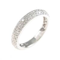 ポンテヴェキオ パヴェ ピンキーリング