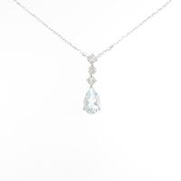 K10WG アクアマリンネックレス