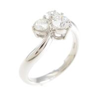 PT スリーストーン ダイヤモンドリング