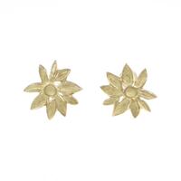 750YG フラワー イヤリング