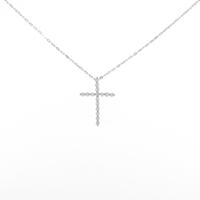 PT クロス ダイヤモンドネックレス