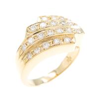 K18YG ダイヤモンドリング