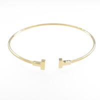 ティファニー Tナローワイヤー バングル