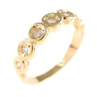 K18YG ダイヤモンドリング