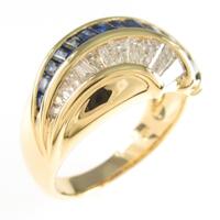 K18YG サファイヤリング