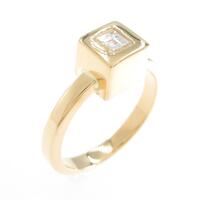 K18YG ダイヤモンドリング