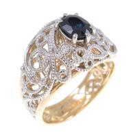 PT／K18YG サファイヤリング