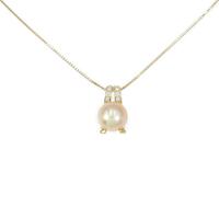 K18YG シロチョウパールネックレス