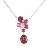 タサキ カラーストーンネックレス