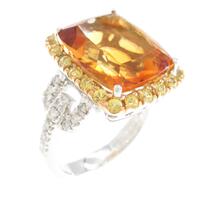 750WG カラーストーンリング