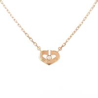 カルティエ Cハート スモール ネックレス