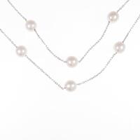 K18WG アコヤパールネックレス