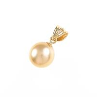 K18YG シロチョウパールペンダント