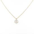 【リメイク】K18YGダイヤモンドネックレス 0．502ct・H・SI2・EXT