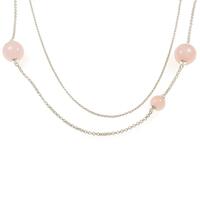 ジョージ ジェンセン ローズクオーツネックレス
