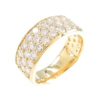 【リメイク】K18YG パヴェ ダイヤモンドリング