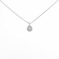 4゜C ダイヤモンドネックレス 0．152ct・E・SI1