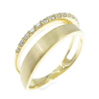 K18YG ダイヤモンドリング