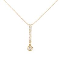 【リメイク】K18YG ダイヤモンドネックレス