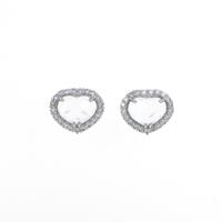 エテ ハート ブルートパーズピアス