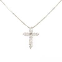 タサキ クロス ダイヤモンドネックレス
