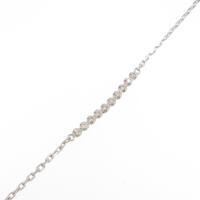 K18WG ダイヤモンドブレスレット