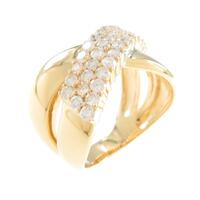 K18YG ダイヤモンドリング