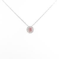 【リメイク】プラチナダイヤモンドネックレス 0．077ct・FIP・SI2