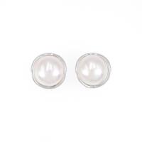 K18WG マベパールイヤリング