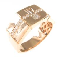 K18PG ダイヤモンドリング