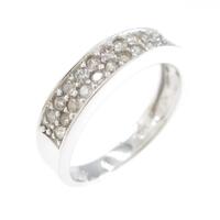 K18WG ダイヤモンドリング