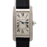 カルティエ WB701851 タンクアメリカン WG／サイド2D クォーツ