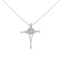 K18WG ダイヤモンドネックレス