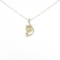 K18YG シロチョウパールネックレス