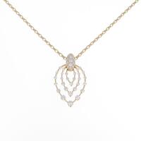 K18YG ダイヤモンドネックレス