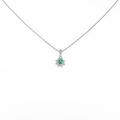 PT／K18WG エメラルドネックレス