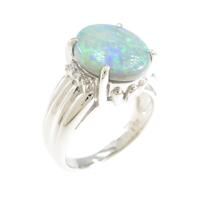 PT ブラックオパールリング