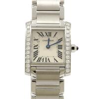 カルティエ W4TA0008 タンクフランセーズ／D クォーツ