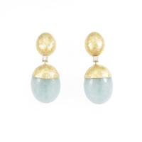 ナニス アクアマリンピアス