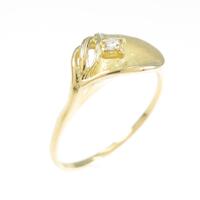 750YG ダイヤモンドリング