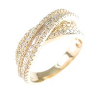 K18YG ダイヤモンドリング