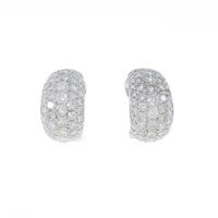 PT パヴェ ダイヤモンドピアス