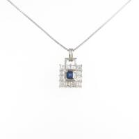 PT サファイヤネックレス