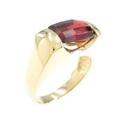 K18YG ガーネットリング