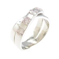 PT ピンクダイヤモンドリング